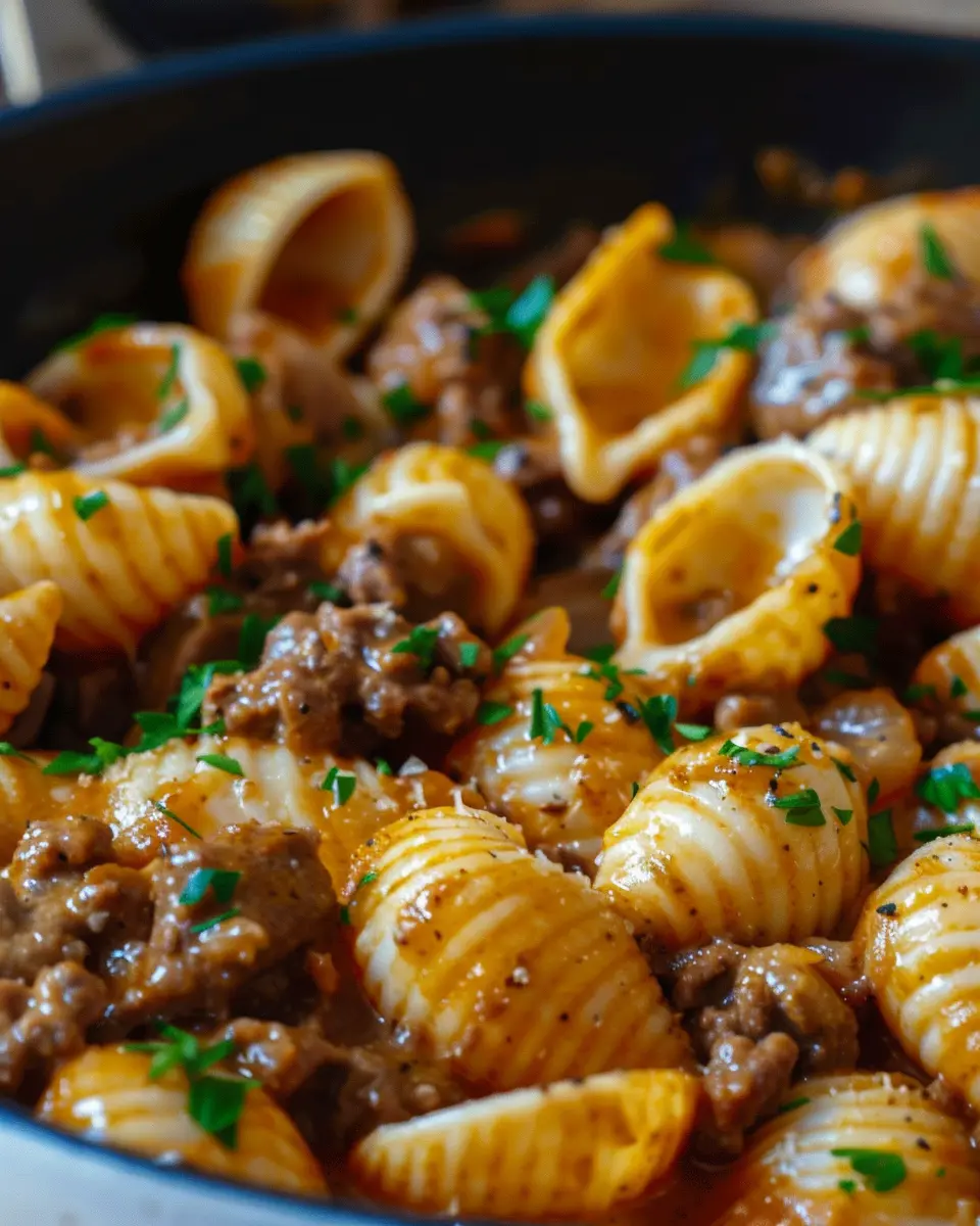 Creamy Beef and Shells: Easy Comfort Food for Any Night