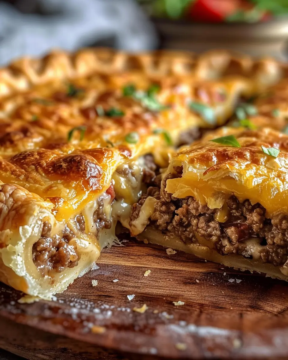 How to Bake the Ultimate Homemade Cheeseburger Pie with Turkey Bacon