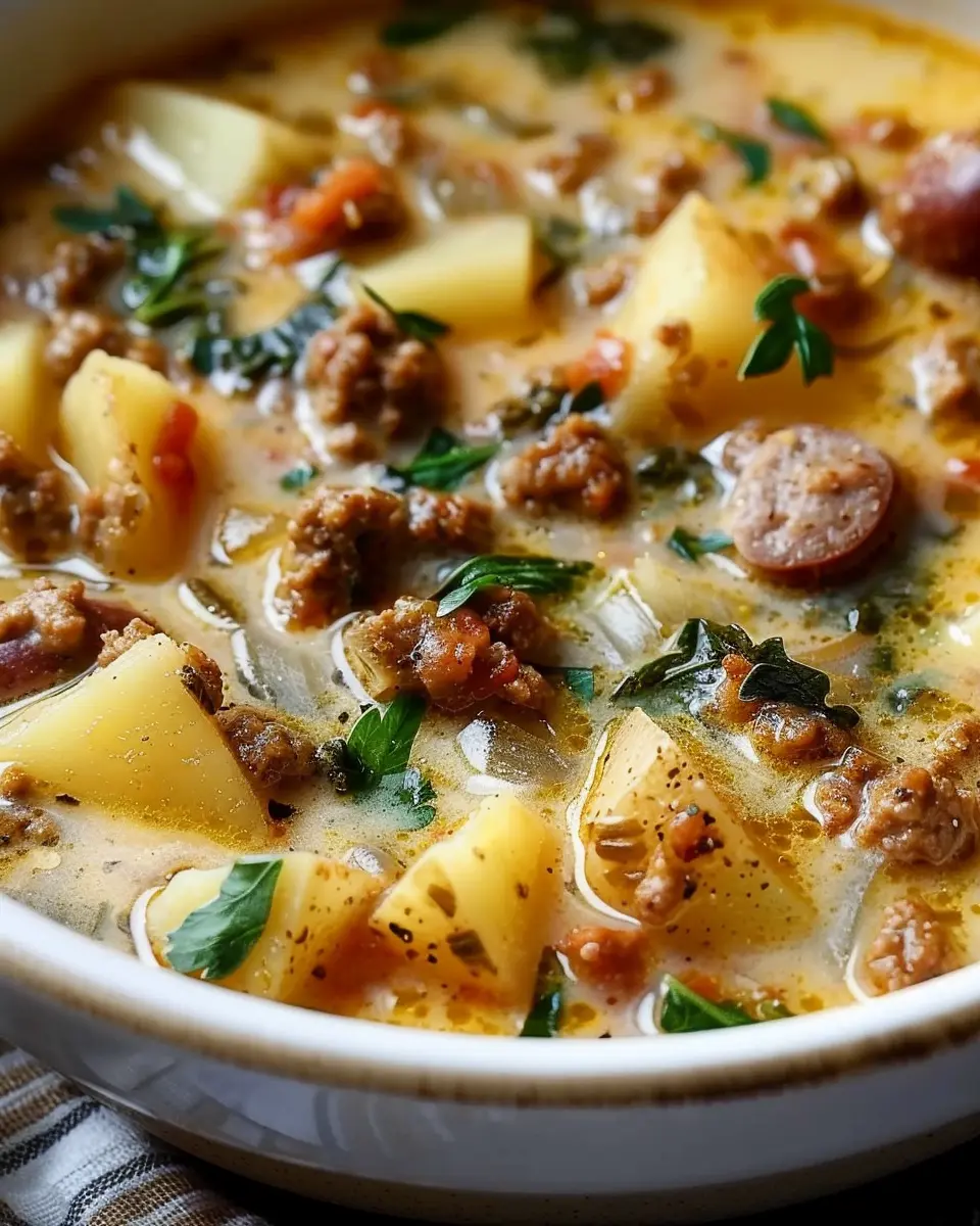 Cozy Italian Sausage and Potato Soup: The Best Comfort Food Recipe