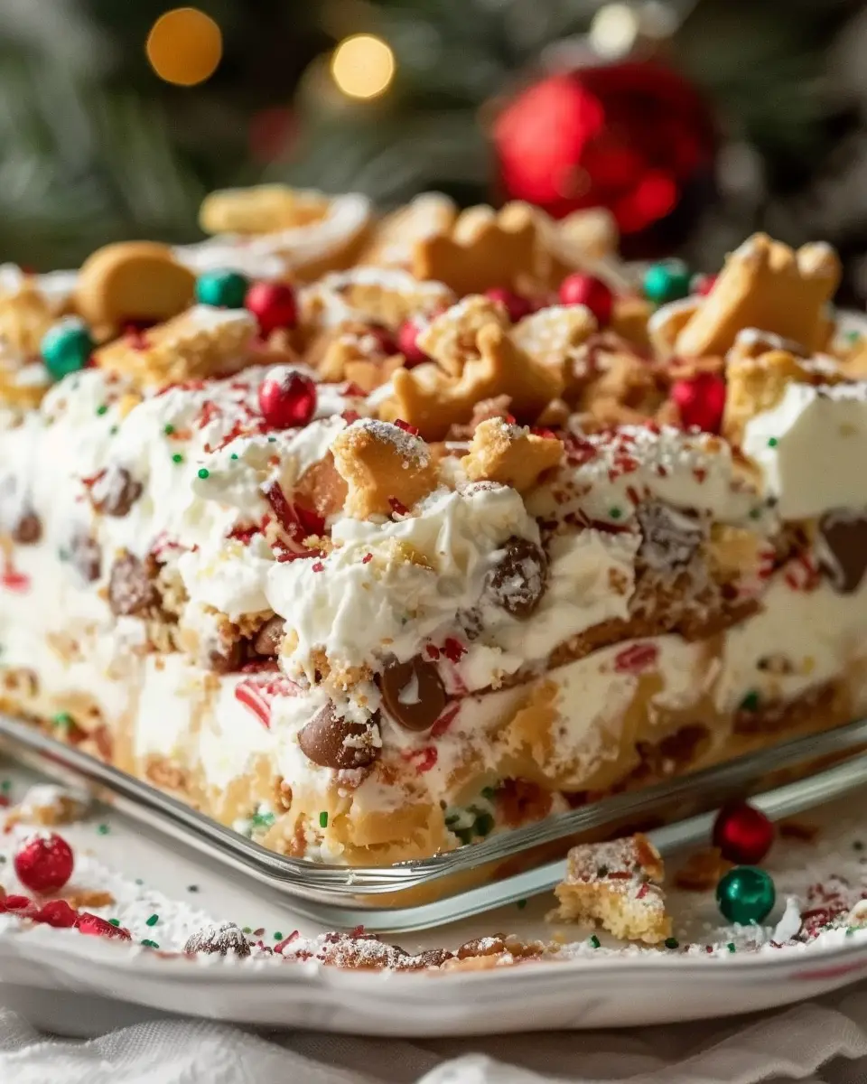 Easy Christmas Cookie Lasagna: Indulgent Layers of Festive Flavor
