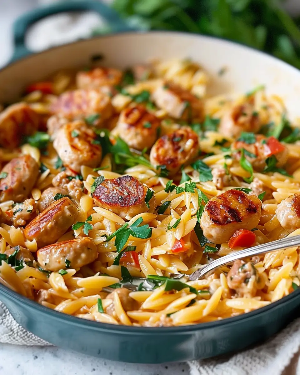 Creamy Chicken Sausage Orzo: Easy Comfort Food for All Occasions