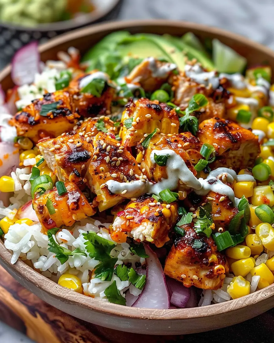 Tasty Street Corn Chicken Bowl: A Juicy Twist on Comfort Food