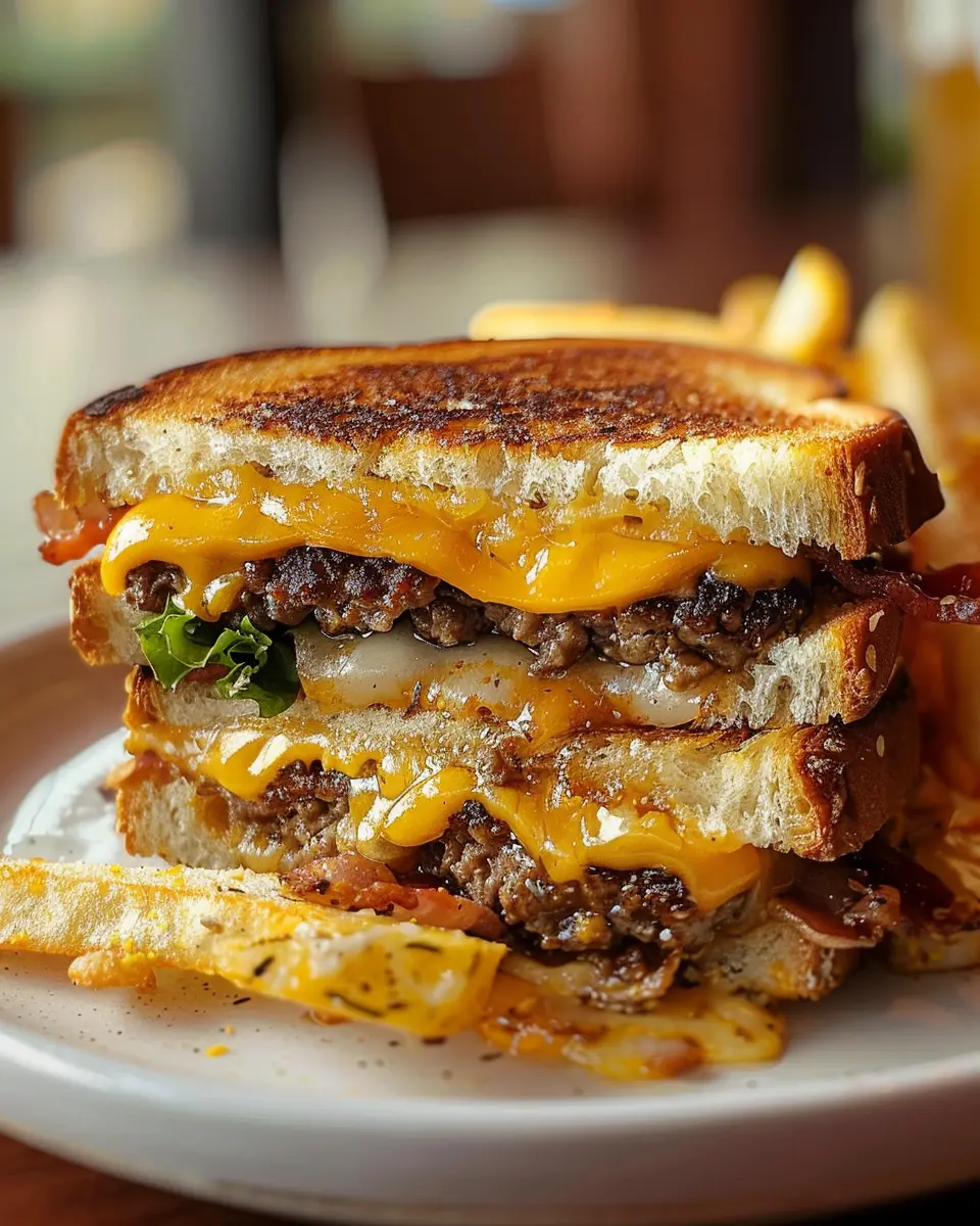 Patty Melts with Secret Sauce: The Best Turkey Bacon Twist