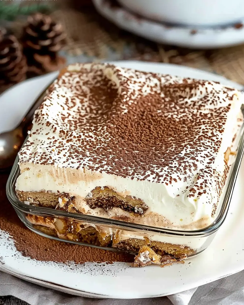 Easy Gingerbread Tiramisu: A Joyful Twist on a Classic Dessert
