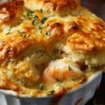 Cheddar Bay Biscuit Seafood Pot Pie