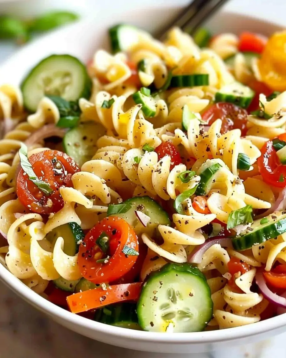 Pasta Salad Perfection: Easy Turkey Bacon & Chicken Ham Delight
