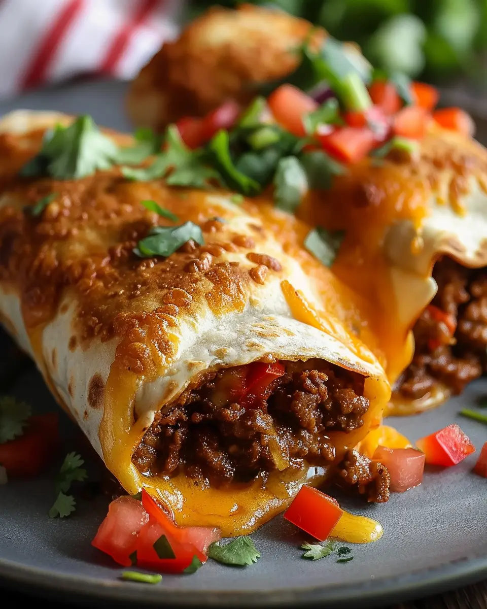 Beef and Cheese Chimichangas Recipe: Irresistibly Crispy Delights