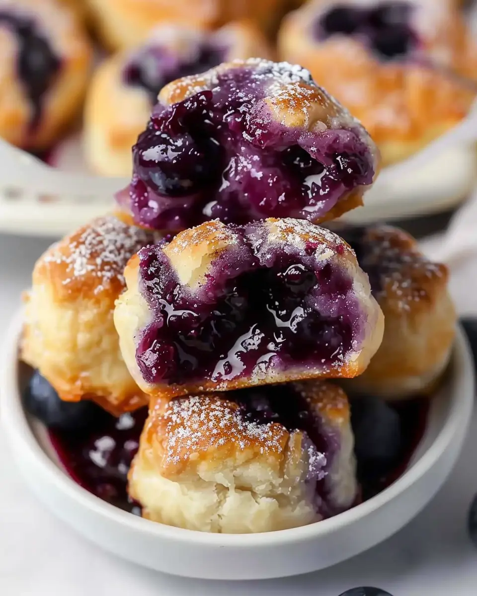 Blueberry Pie Bombs: Easy Treats for Homemade Bliss