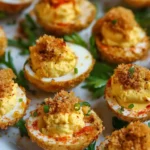 Cajun Style Fried Deviled Eggs