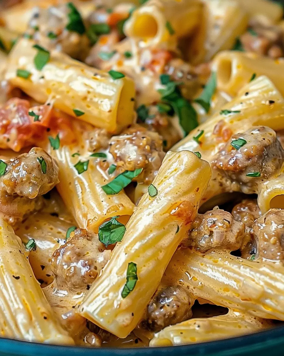 Creamy Italian Sausage Rigatoni: A Comforting Family Favorite