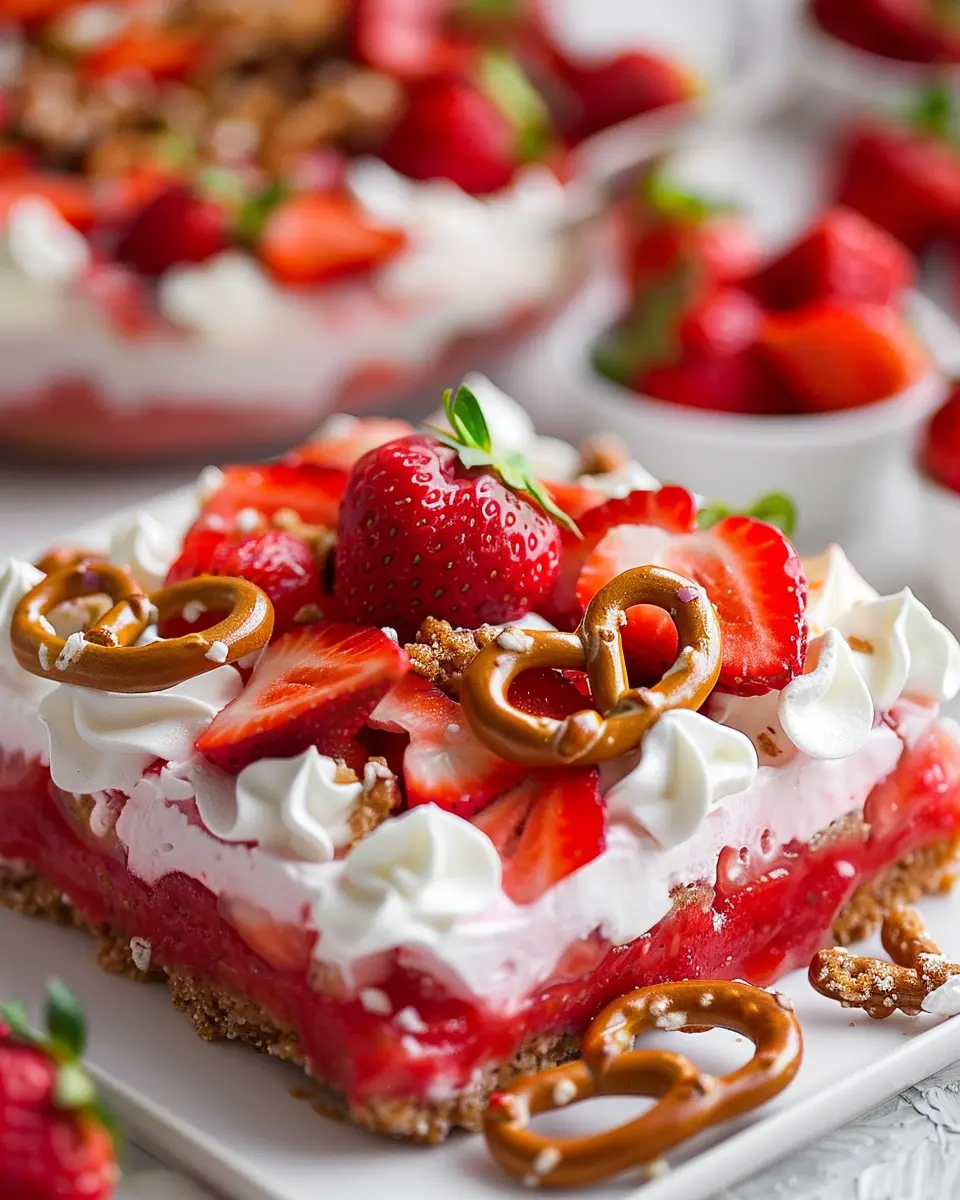 Strawberry Pretzel Salad: A Delightful Twist on Tradition