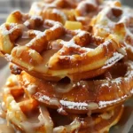 Apple Fritter Waffle Donuts