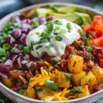 Loaded Potato Taco Bowl