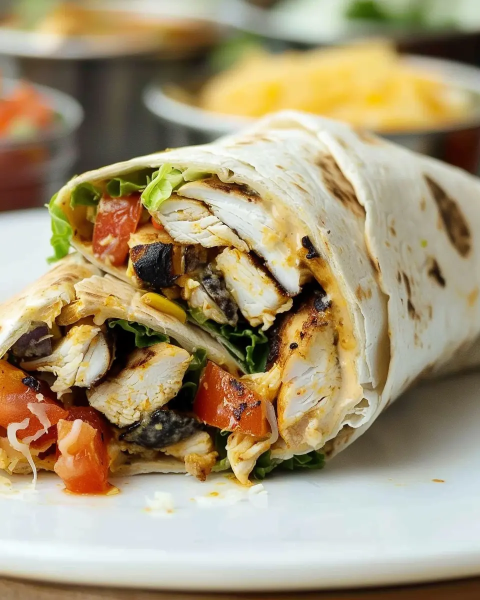 Chipotle Ranch Grilled Chicken Burrito: A Juicy Homemade Delight