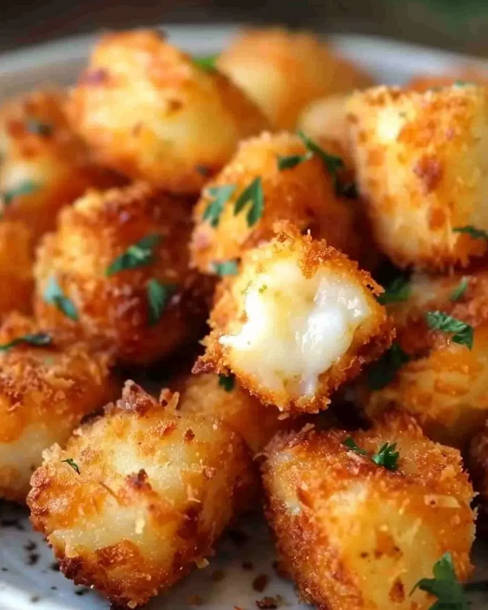 Easy Fried Cheese Bites: Indulgent Snack with Turkey Bacon Twist