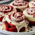 Heavenly Red Velvet Cinnamon Rolls
