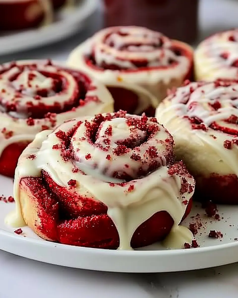 Heavenly Red Velvet Cinnamon Rolls: Irresistibly Soft and Delicious