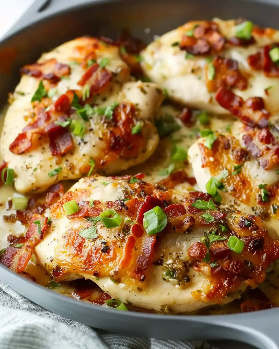 Easy Skillet Turkey Bacon Ranch Chicken Recipe for Dinner Tonight