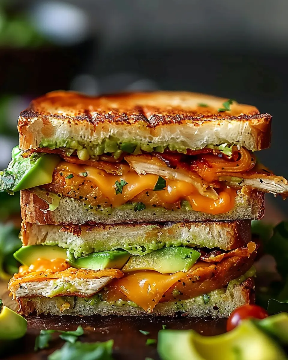 Chicken Avocado Melt Sandwich: Indulgent Flavor for Food Lovers
