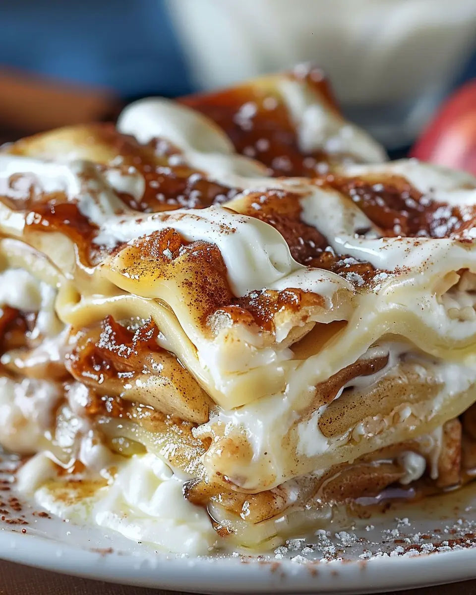 Cinnamon Roll Apple Lasagna: Indulgent Dessert for Everyone