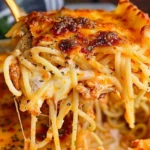Cheddar Bay Spaghetti Casserole