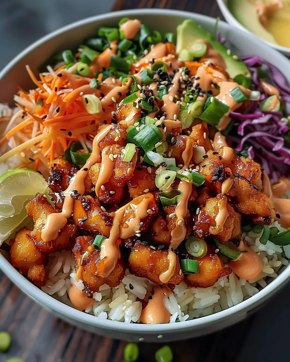 Bang Bang Chicken Bowl: Easy Recipe for Flavorful Enjoyment
