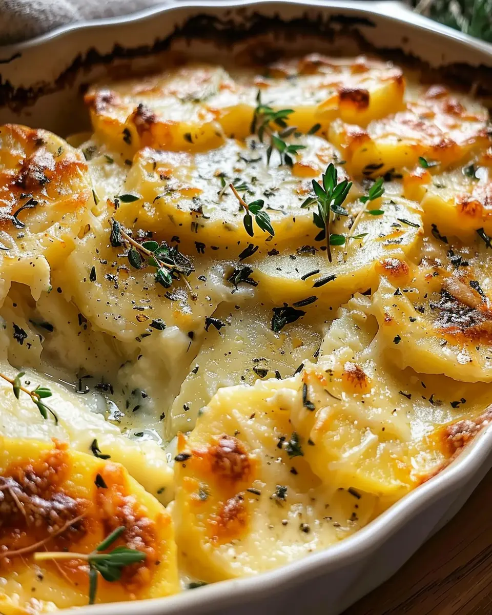 Cheesy Herb and Potato Casserole: A Cozy Winter Comfort Meal