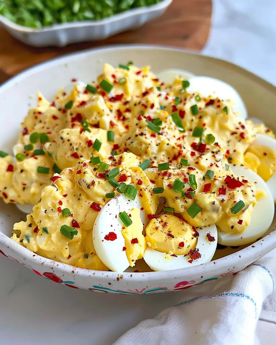 Keto Deviled Egg Salad: Easy Recipe with Turkey Bacon and Chicken Ham
