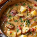 Classic Dutch Oven Cajun Potato Soup
