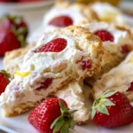Strawberry Lemon Cream Scones