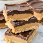 No Bake Chocolate Peanut Butter Bars