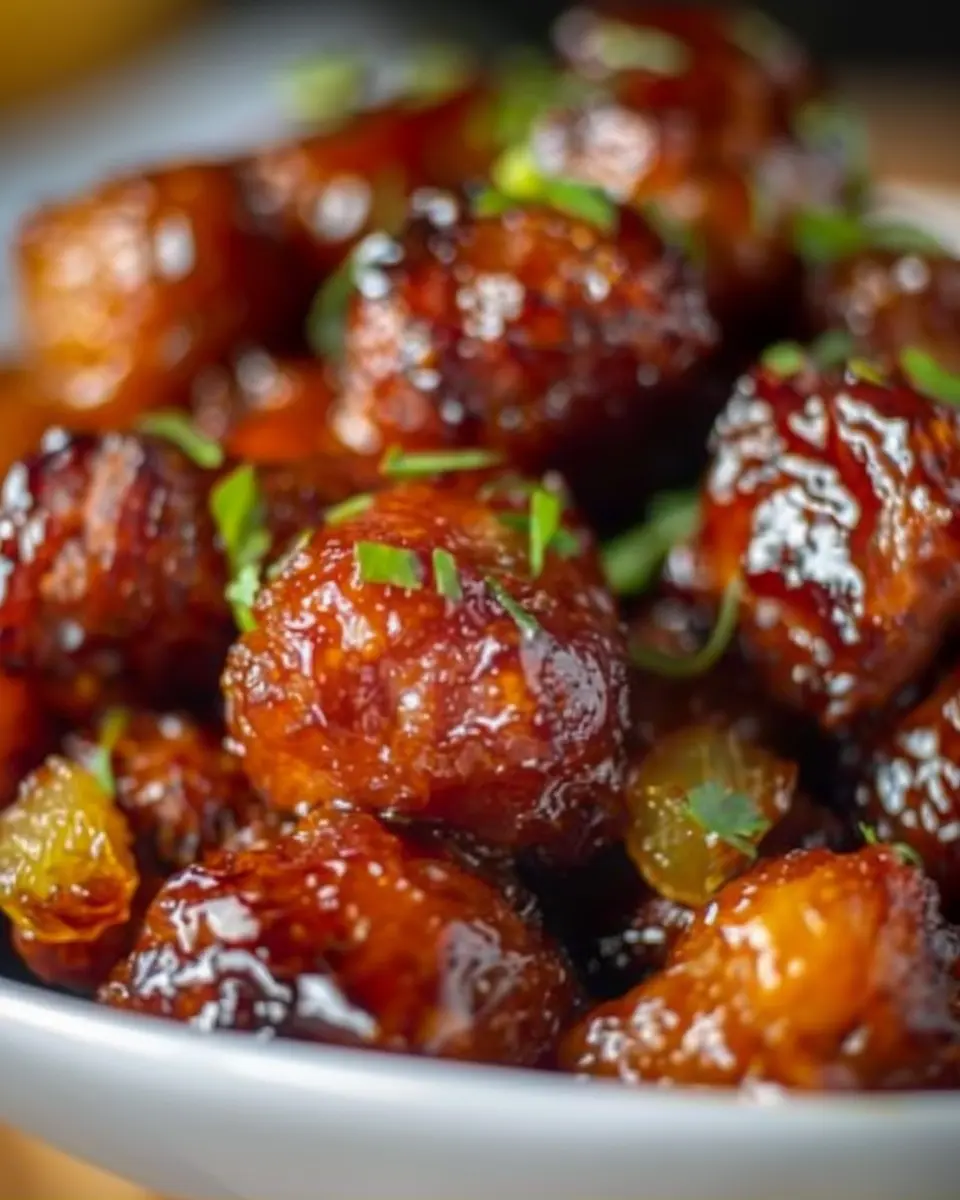 Pineapple Brown Sugar Mississippi Lil’ Smokies Bites: Easy Party Treats