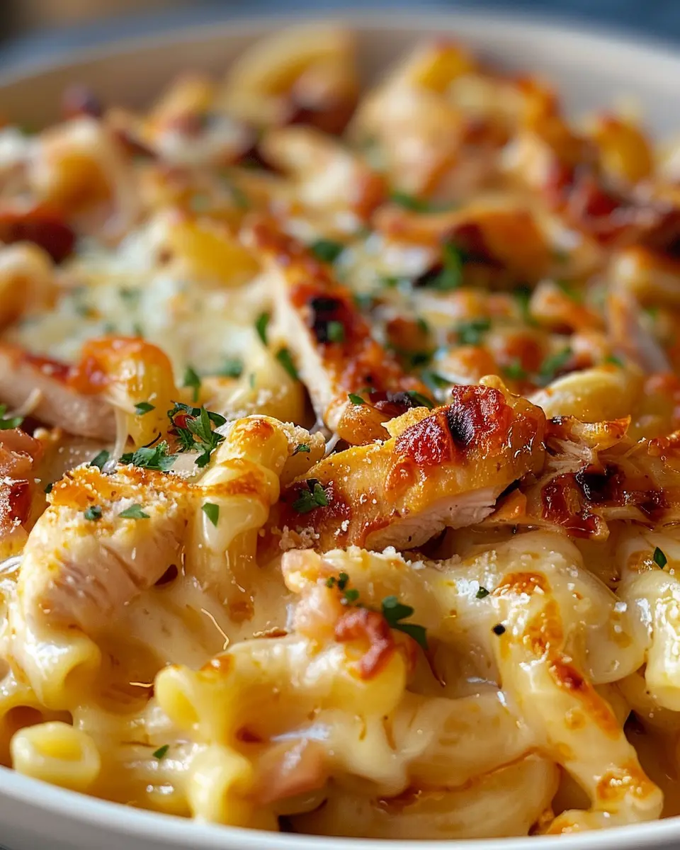BBQ Chicken Mac and Cheese: Indulgent Twist with Turkey Bacon