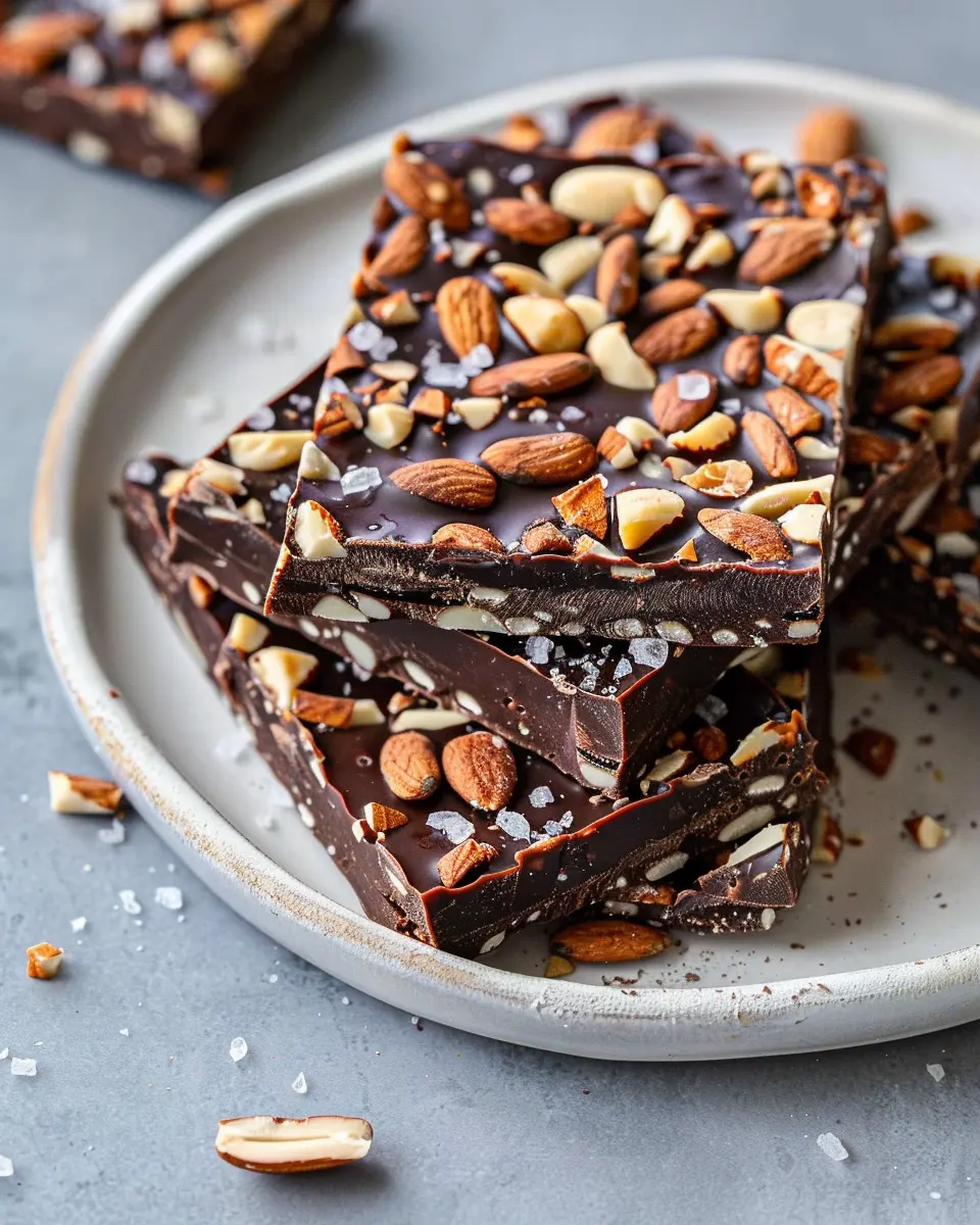 Dark Chocolate and Sea Salt Nut Bars: Indulgent Homemade Treats