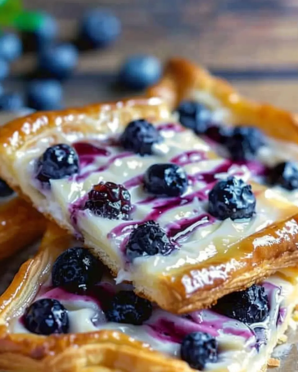 Blueberry Cream Danish: Easy Indulgence for Your Weekend Brunch