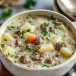 Classic Crockpot Sausage Potato Soup