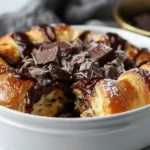 Chocolate Croissant Breakfast Bake