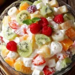 Creamy fruit salad recipe
