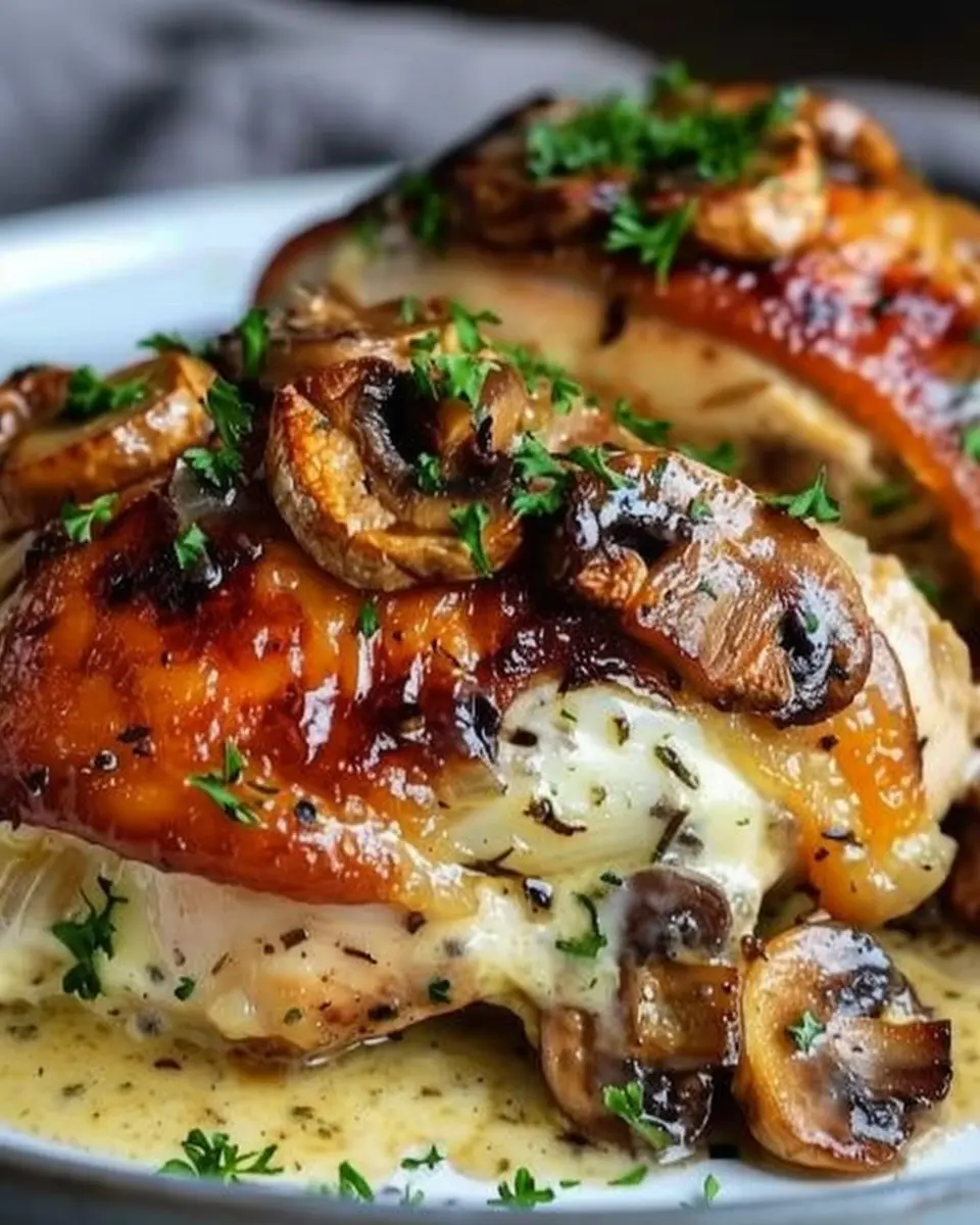 Gouda & Mushroom Stuffed Chicken: A Juicy Family Favorite