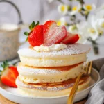 Fluffy Japanese Soufflé Pancakes