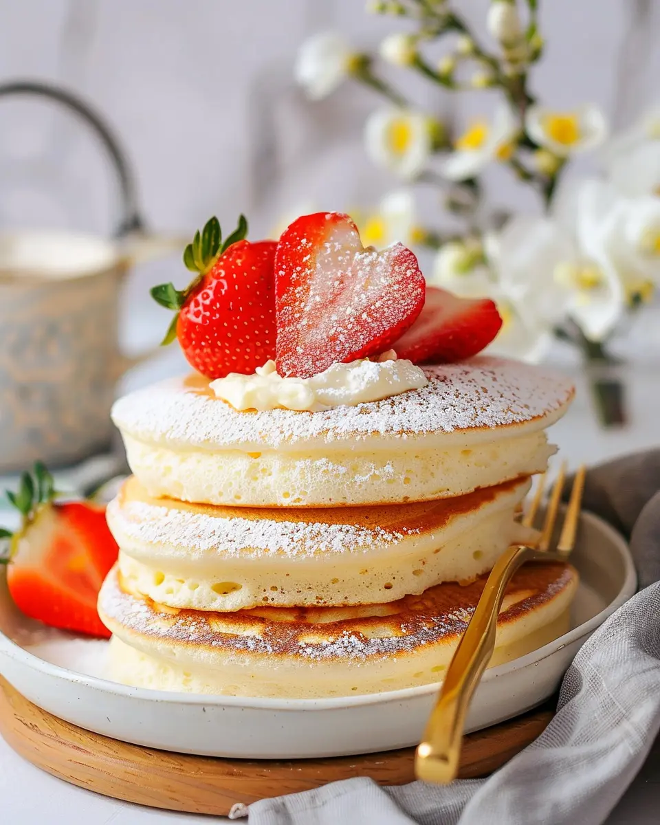 Fluffy Japanese Soufflé Pancakes: Light and Indulgent Delight