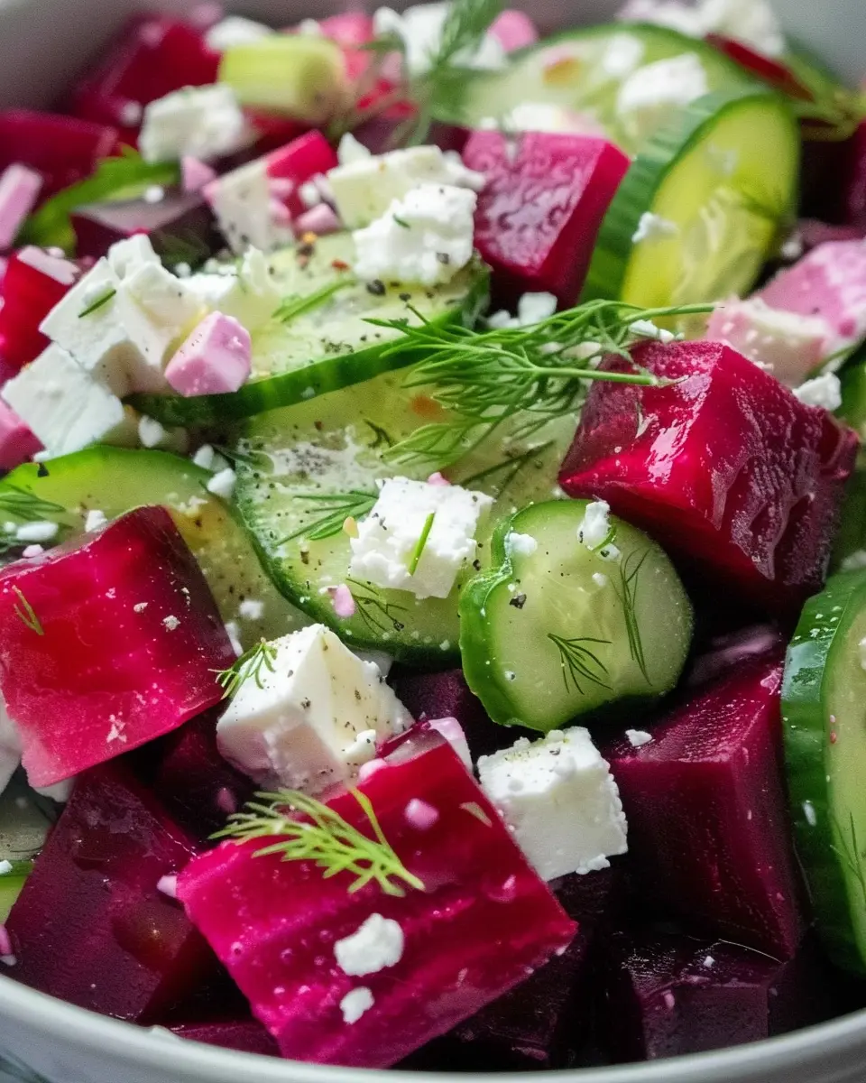 Beet Salad with Feta: A Refreshingly Easy Recipe with Dill
