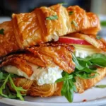 Apple & Goat Cheese Croissant Sandwich: A Tasty Delight!
