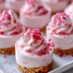 No-Bake Pink Velvet Cheesecake Bites