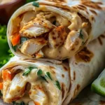 Quick Cheesy Chicken Wrap