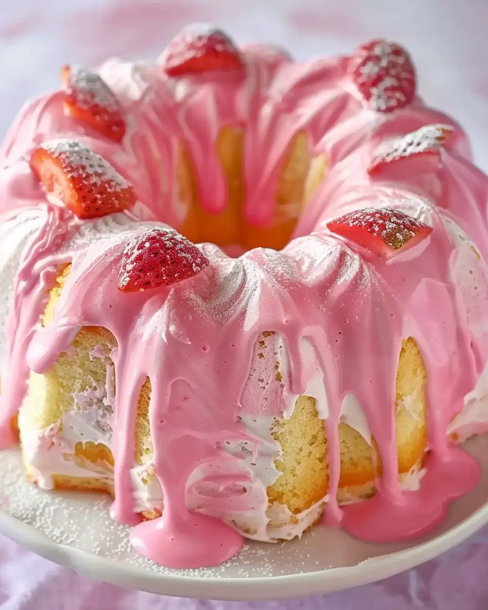 Strawberry Milkshake Pound Cake Recipe: The Indulgent Twist You Need