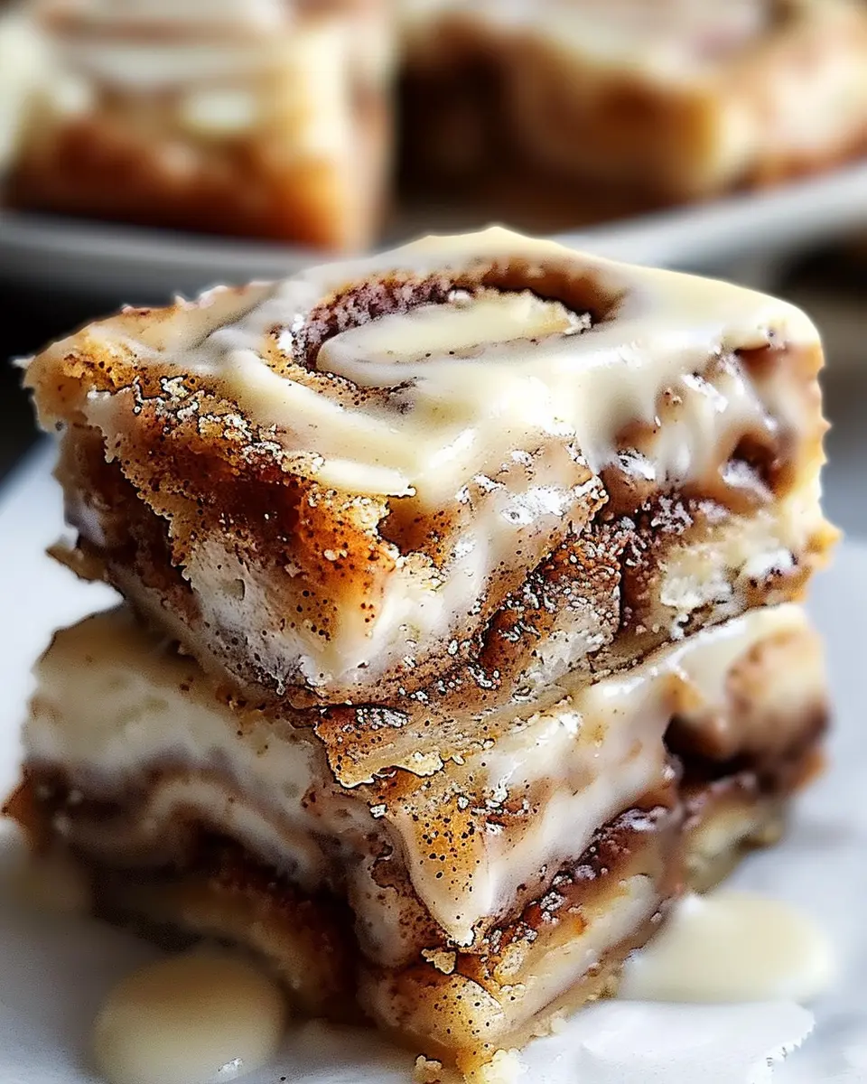 Irresistible Cinnamon Roll Bliss Bars: Indulge in Sweet Joy