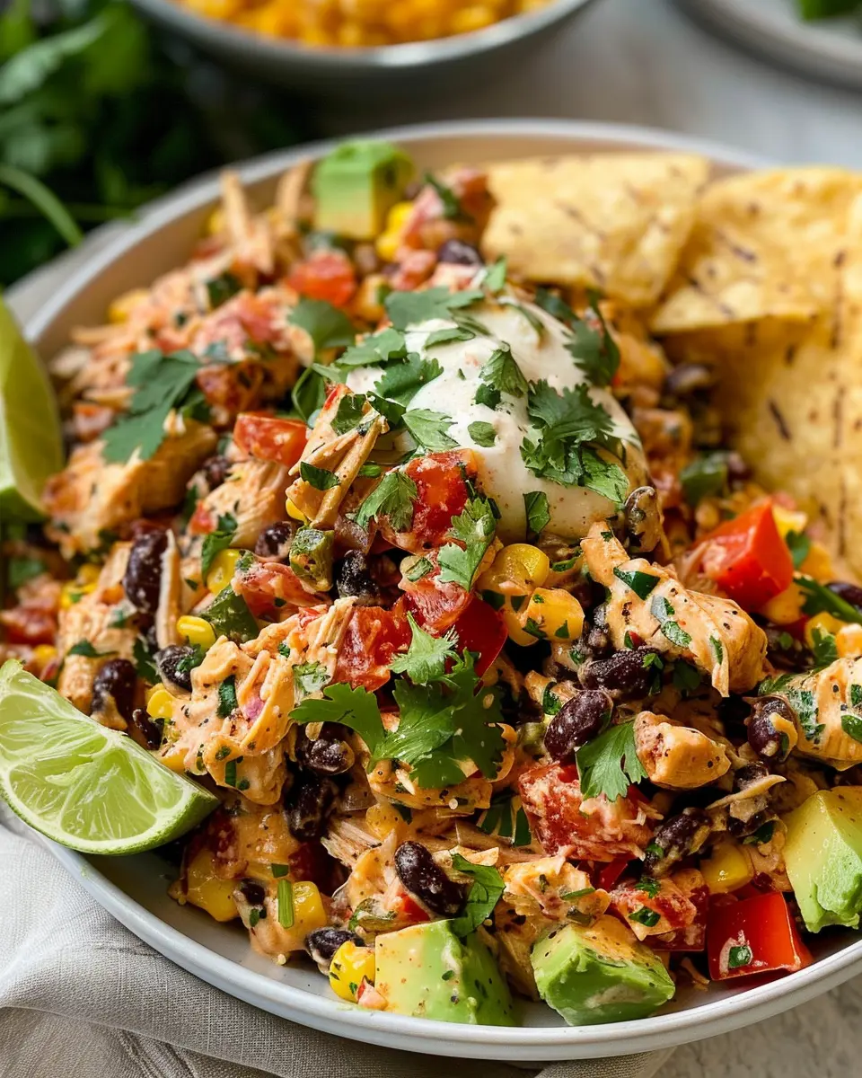 Southwestern Chicken Salad: Easy and Flavorful Homemade Delight