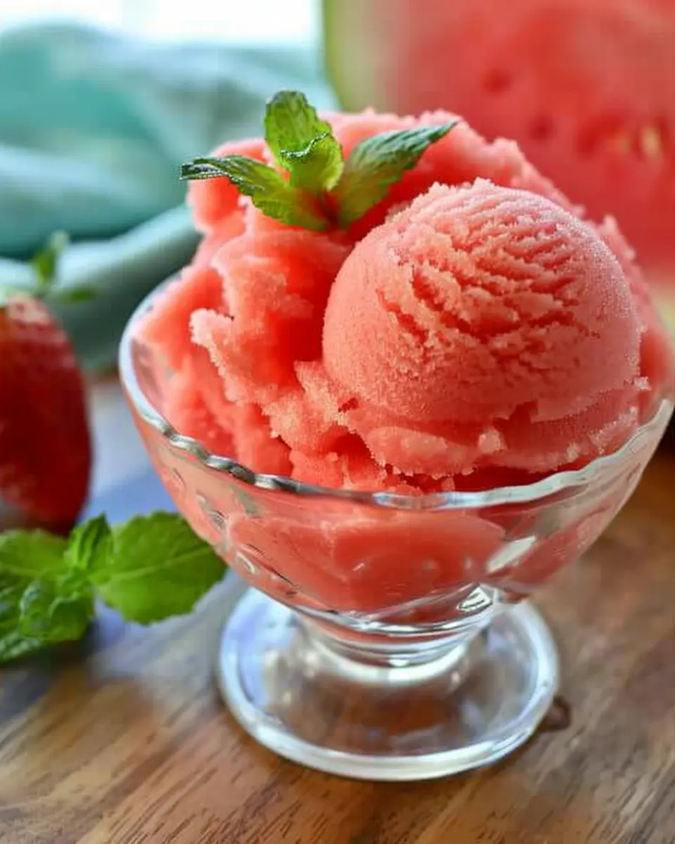 Easy Watermelon Sorbet: A Refreshing Treat for Hot Days
