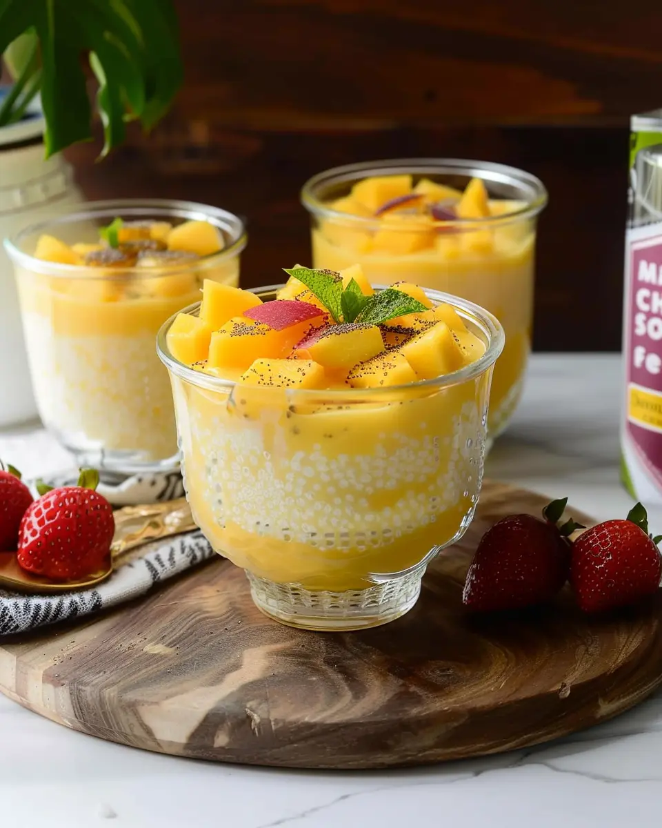 Mango Tapioca Pudding: A Refreshingly Easy Dessert Delight